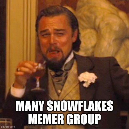 Laughing Leo Meme | MANY SNOWFLAKES MEMER GROUP | image tagged in memes,laughing leo | made w/ Imgflip meme maker