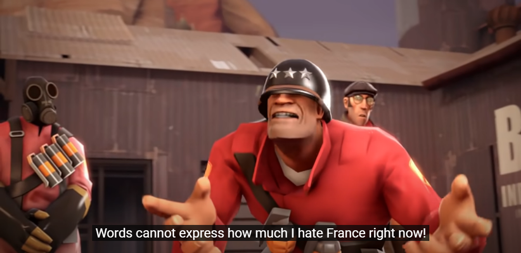 High Quality Words cannot express how much I hate France right now! Blank Meme Template