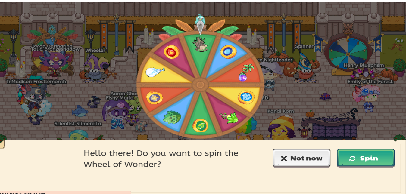 Prodigy wheel Blank Meme Template