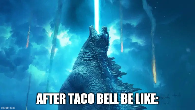 taco bell | AFTER TACO BELL BE LIKE: | image tagged in taco bell | made w/ Imgflip meme maker