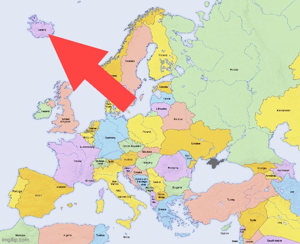 Map of Europe | image tagged in map of europe | made w/ Imgflip meme maker