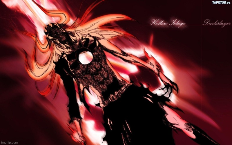 ichigo hollow | image tagged in ichigo hollow | made w/ Imgflip meme maker