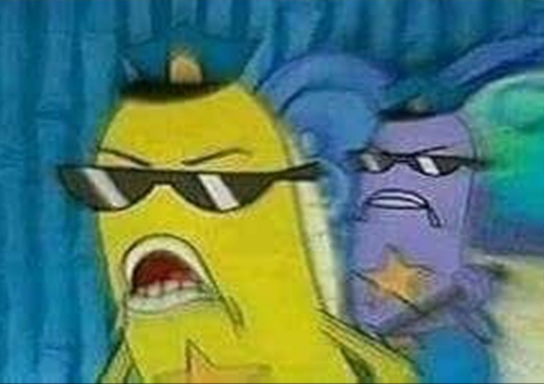 High Quality Bikini Bottom Police without the google search Blank Meme Template