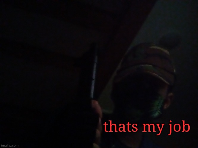 thats my job | made w/ Imgflip meme maker