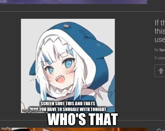 WHO'S THAT | made w/ Imgflip meme maker