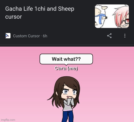 I was scrolling down on Google and found this | image tagged in wait what,gacha life | made w/ Imgflip meme maker