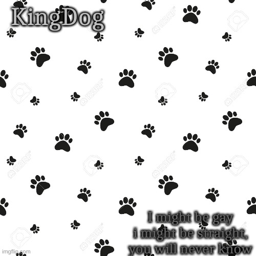 High Quality KingDog Blank Meme Template