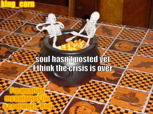 soul hasn't posted yet I think the crisis is over | made w/ Imgflip meme maker
