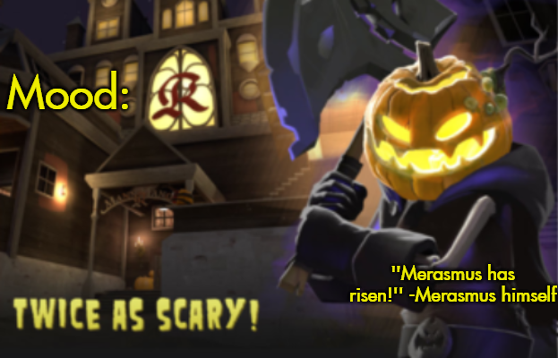 High Quality Benjamin's Scream Fortress temp for spooky month Blank Meme Template