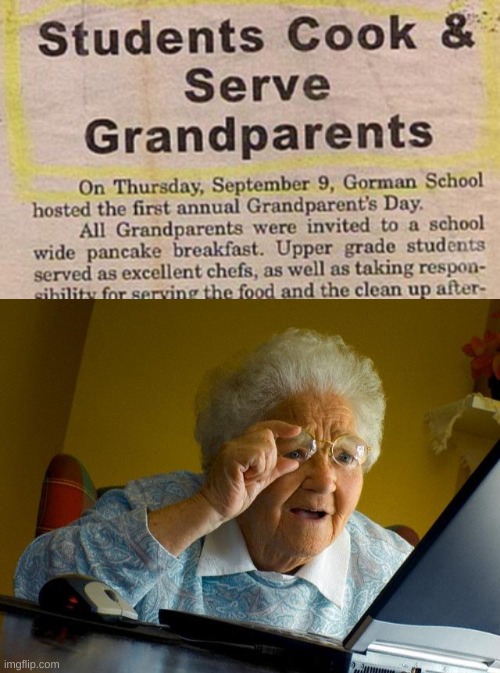 oh no granny | image tagged in memes,grandma finds the internet | made w/ Imgflip meme maker