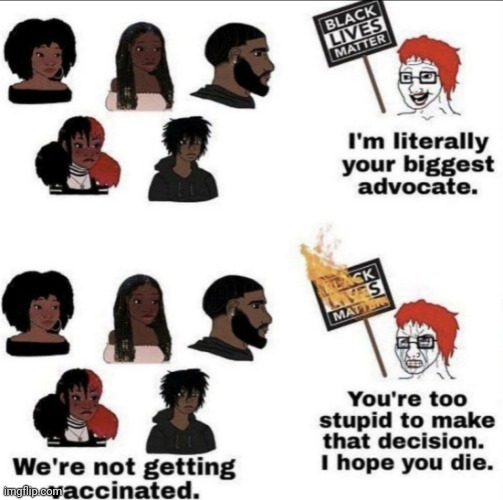 (Not mine) | image tagged in leftists,democrats,racist | made w/ Imgflip meme maker