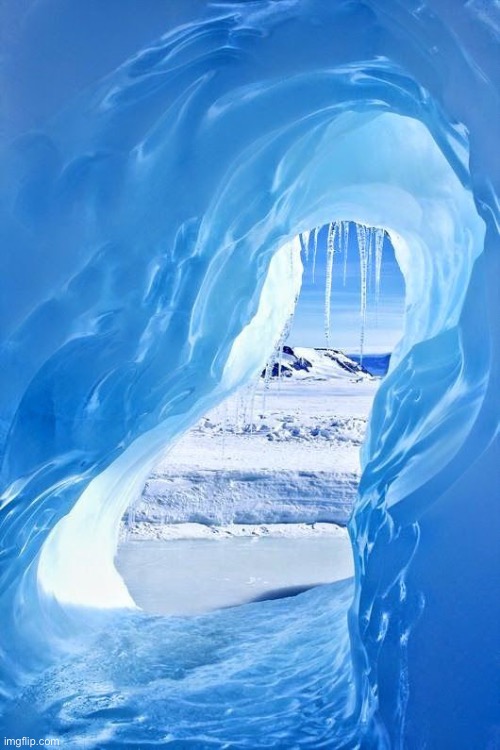 Icicles Hanging From An Iceberg | image tagged in memes,amazing photos,iceberg,pretty | made w/ Imgflip meme maker
