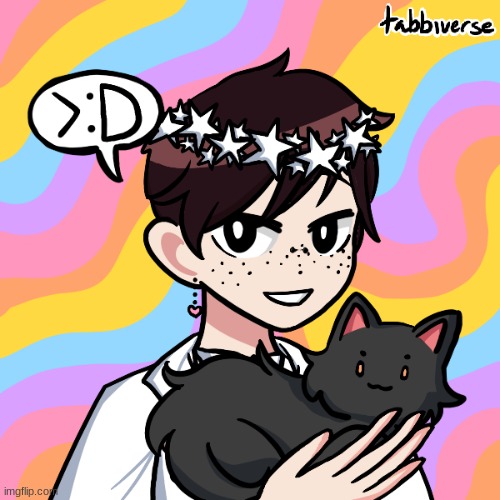 mod note: squish that cat | image tagged in cat,picrew | made w/ Imgflip meme maker