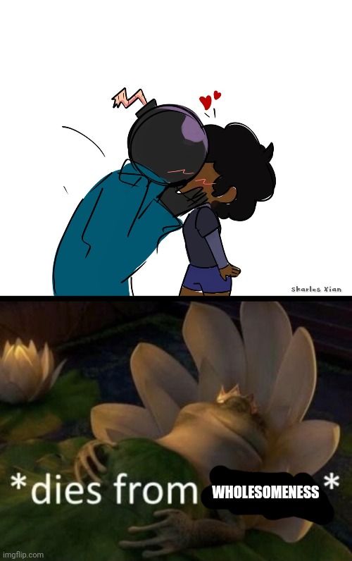 WHOLESOMENESS | image tagged in dies from cringe | made w/ Imgflip meme maker