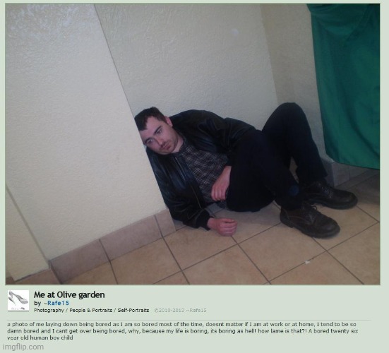 Me at olive garden | made w/ Imgflip meme maker