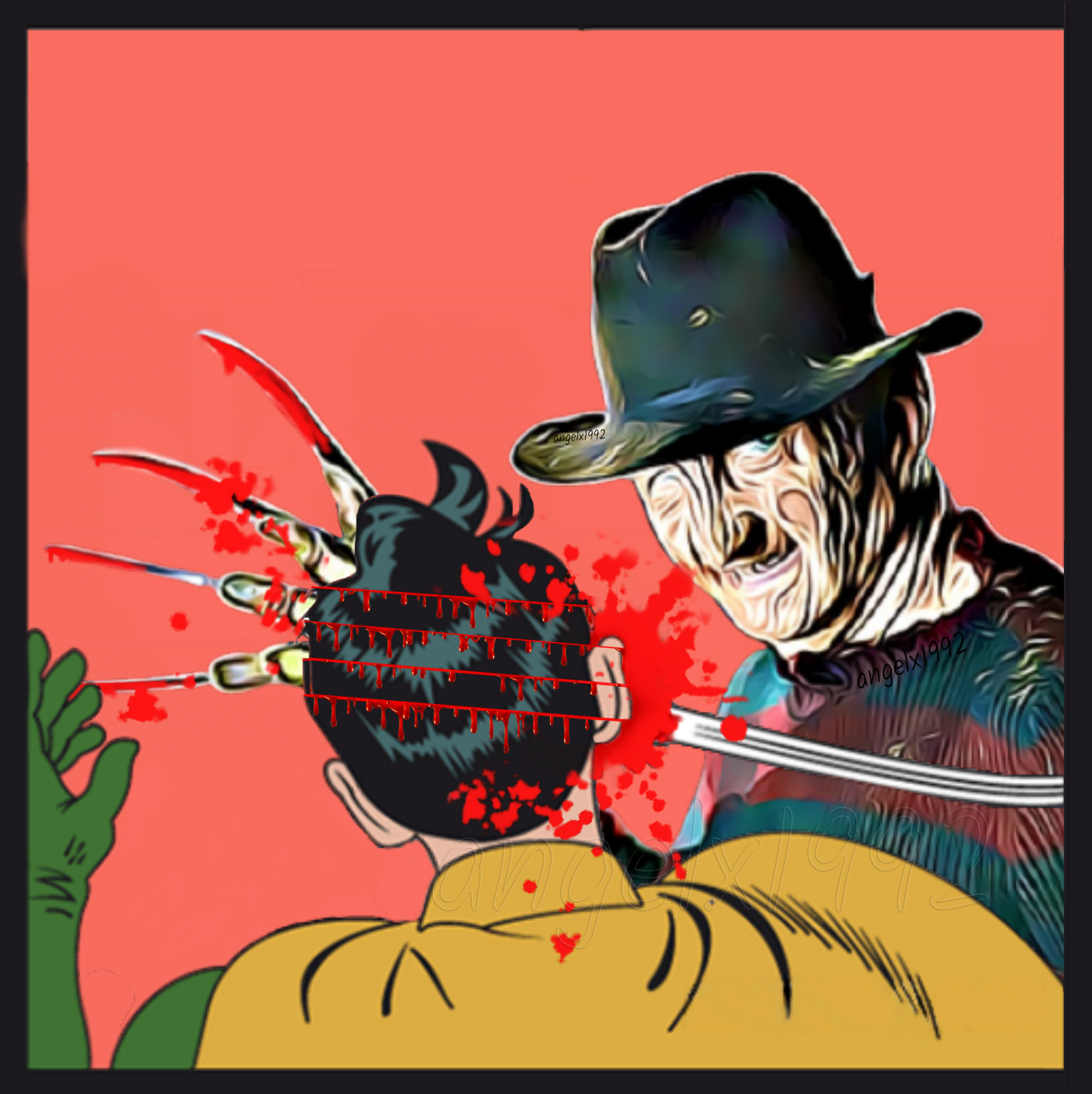 freddy krueger Blank Meme Template