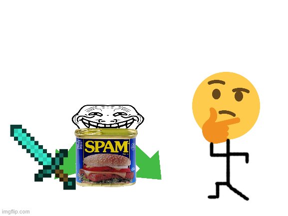 spamton ex and thinkston | image tagged in blank white template,memes,spam,deltarune,but not really | made w/ Imgflip meme maker
