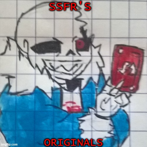 New | SSFR'S; ORIGINALS | image tagged in horror sans reverse card | made w/ Imgflip meme maker