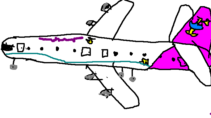 High Quality Star Airways A340 Blank Meme Template