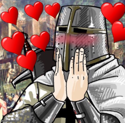 Wholesome crusader | image tagged in wholesome crusader | made w/ Imgflip meme maker