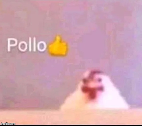 Pollo | image tagged in pollo | made w/ Imgflip meme maker