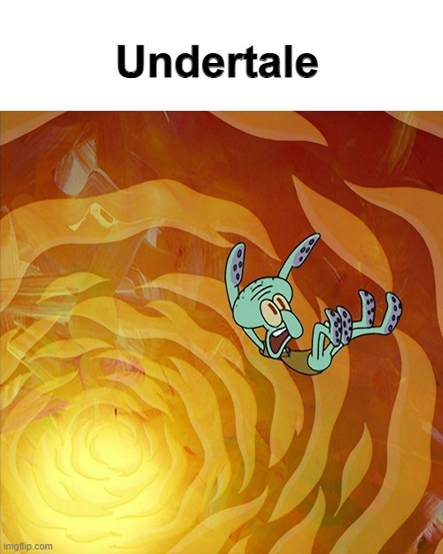 undertael | Undertale | image tagged in memes,blank transparent square,undertale,squidward | made w/ Imgflip meme maker