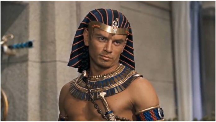 High Quality Yul Brynner as Pharaoh Ramesses Blank Meme Template