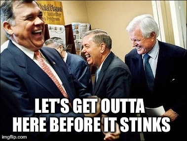 Men Laughing Meme | LET'S GET OUTTA HERE BEFORE IT STINKS | image tagged in memes,men laughing | made w/ Imgflip meme maker