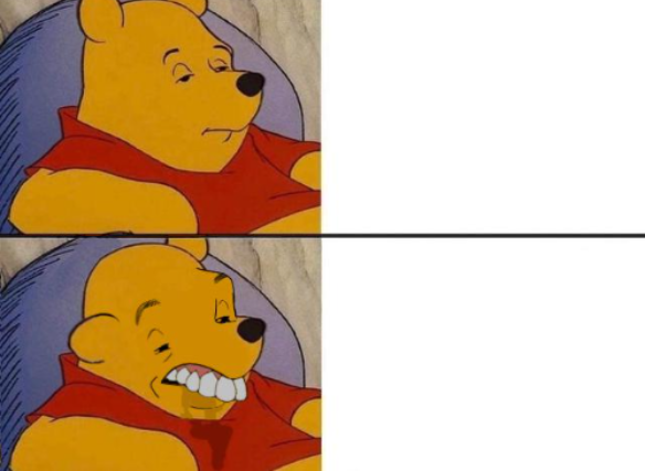 High Quality Winnie the Pooh Ok to Worst Blank Meme Template