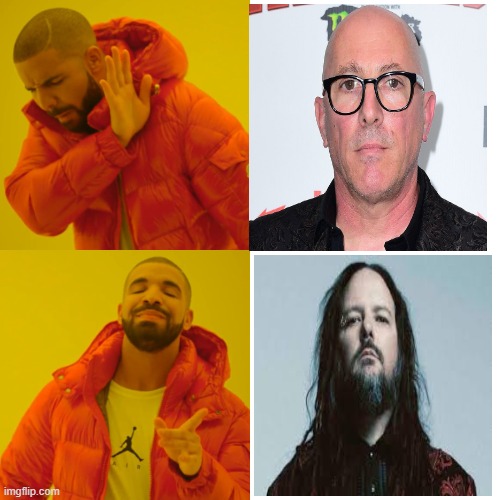 korn FTW | image tagged in memes,drake hotline bling | made w/ Imgflip meme maker