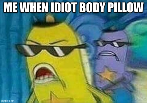 no seriously, which one of you has been selling lucario me or le idiot stuff | ME WHEN IDIOT BODY PILLOW | made w/ Imgflip meme maker