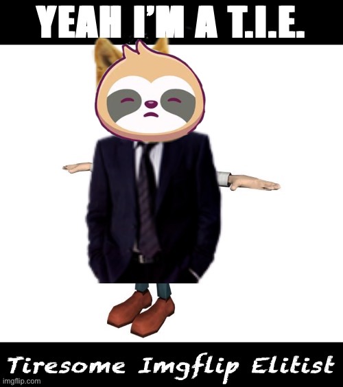 High Quality Sloth tie Blank Meme Template