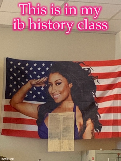 Constitution on her chest | This is in my ib history class | image tagged in demisexual_sponge | made w/ Imgflip meme maker