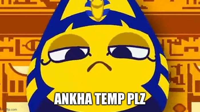 What happened to bloo- | ANKHA TEMP PLZ | image tagged in ankha | made w/ Imgflip meme maker