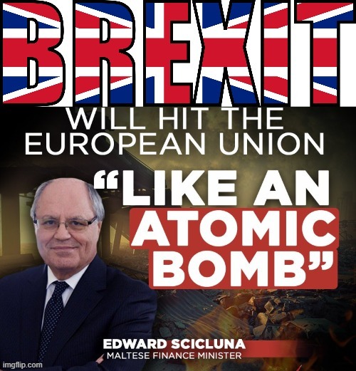Brexit | image tagged in atomic bomb | made w/ Imgflip meme maker