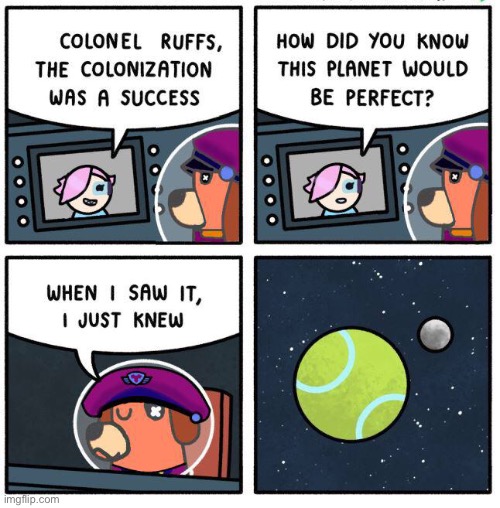 We have found the tennis ball commander **crackle** | image tagged in memes,funny,comics,comics/cartoons | made w/ Imgflip meme maker