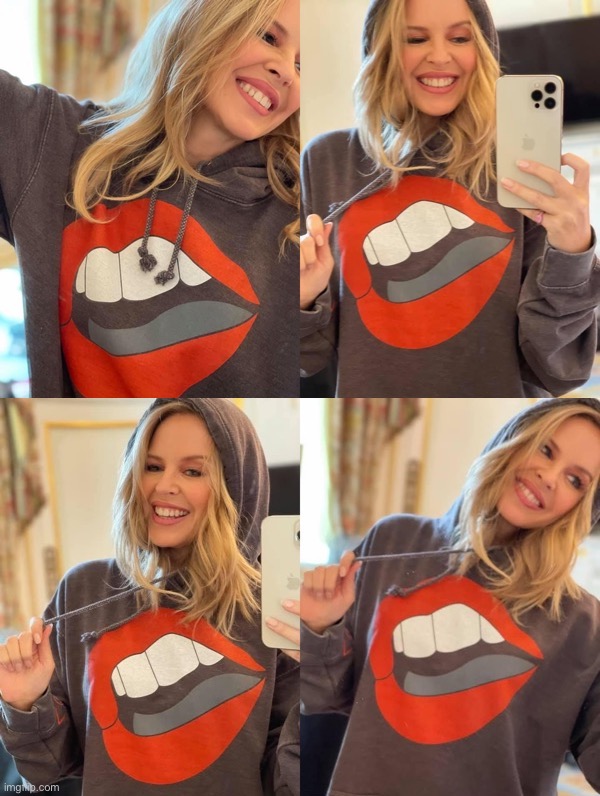image tagged in kylie lips sweater 1,kylie lips sweater 2 | made w/ Imgflip meme maker