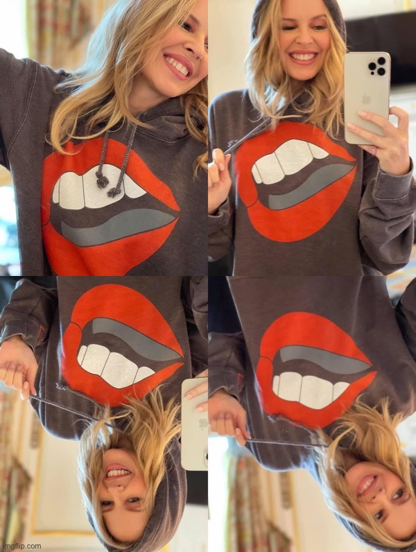 image tagged in kylie lips sweater 1,kylie lips sweater 2 | made w/ Imgflip meme maker