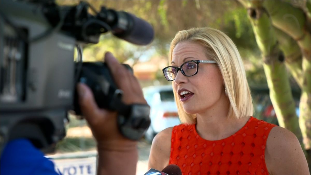 High Quality Kyrsten Sinema constituent appeal Blank Meme Template