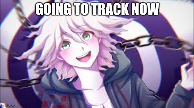 GOING TO TRACK NOW | image tagged in i'm going insane | made w/ Imgflip meme maker
