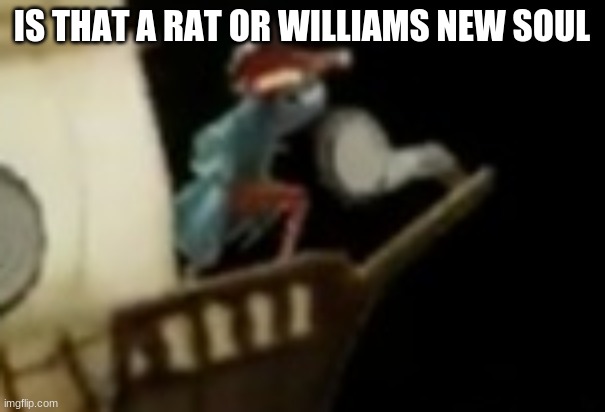 IS THAT A RAT OR WILLIAMS NEW SOUL | made w/ Imgflip meme maker
