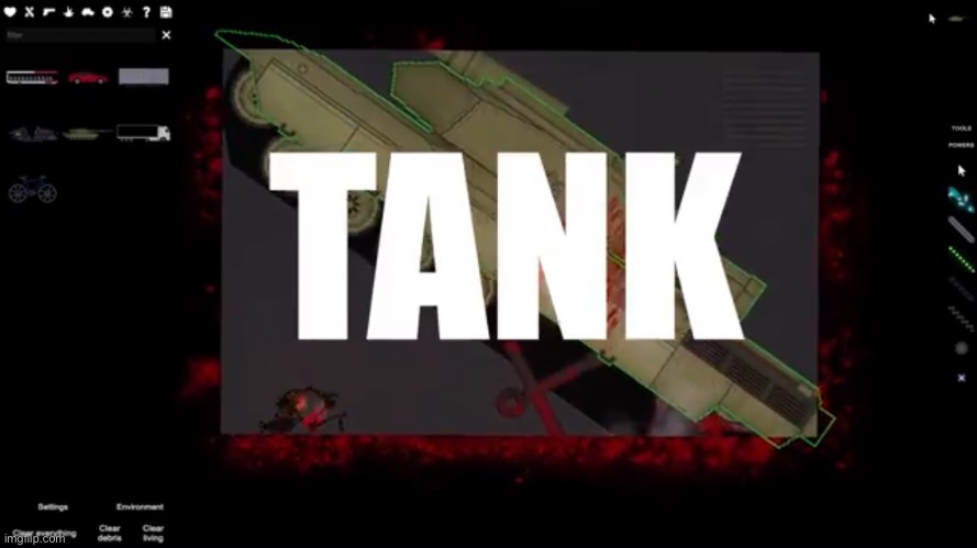 tank. your argument is invalid. | made w/ Imgflip meme maker