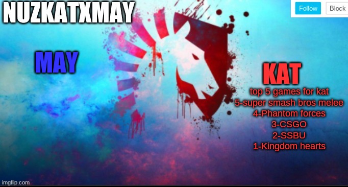 E | top 5 games for kat
5-super smash bros melee
4-Phantom forces
3-CSGO
2-SSBU
1-Kingdom hearts | image tagged in e | made w/ Imgflip meme maker