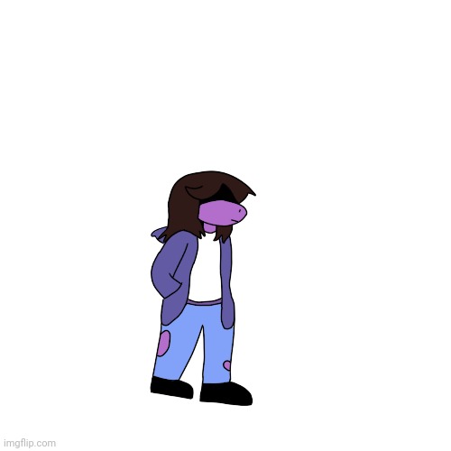 Part 3 of drawing random deltarune characters: Susie (normal) | made w/ Imgflip meme maker