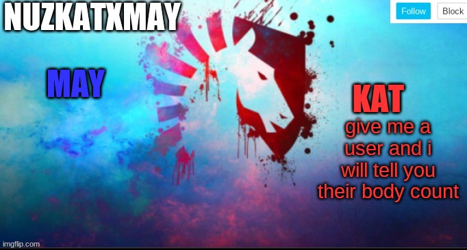 E | give me a user and i will tell you their body count | image tagged in e | made w/ Imgflip meme maker