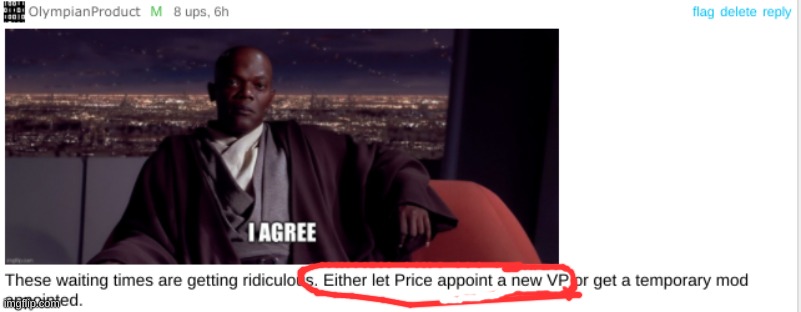 I know we resolved this, but IG isn't VP anymore? | made w/ Imgflip meme maker