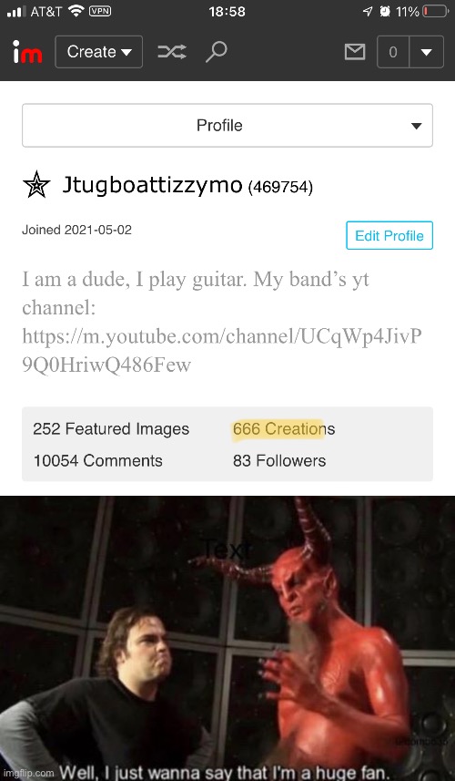 667 now | image tagged in know your meme well i just wanna say that i'm a huge fan | made w/ Imgflip meme maker