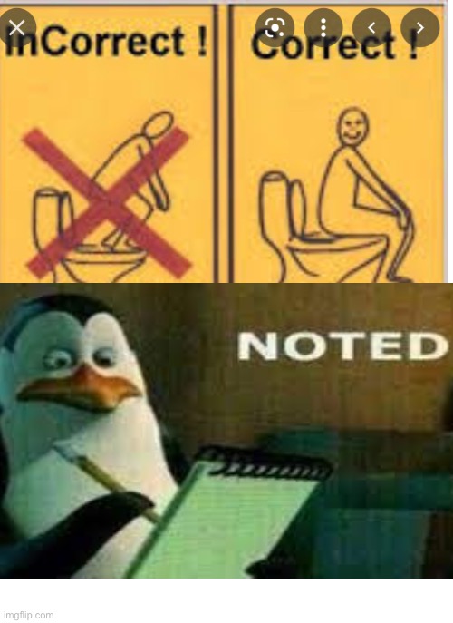 >:) | image tagged in noted,penguin | made w/ Imgflip meme maker