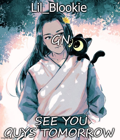 Lil_Blookie Legend of Luo xiao hei (thx bean) | GN; SEE YOU GUYS TOMORROW | image tagged in lil_blookie legend of luo xiao hei thx bean | made w/ Imgflip meme maker