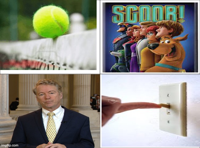 Let Scoob Rand On | image tagged in 4 panel comic | made w/ Imgflip meme maker